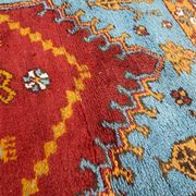Tapis Ushak turc du milieu du siècle 144x82cm