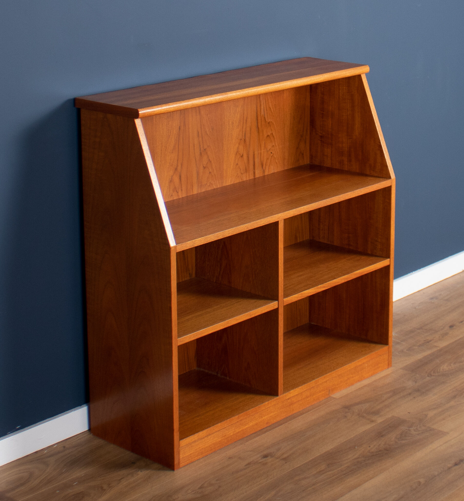 Retro teak 1960s g plan bookcase storage cabinet