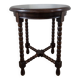 Table d'appoint, pieds bobine
