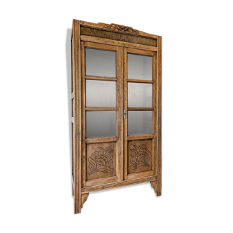 Armoire parisienne vitrée Art déco