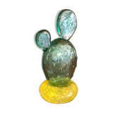 Cactus verre verre artiste d’art Gunnel Sahlin Serie Texas Kosta Boda 90'