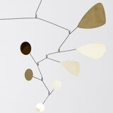 Modernist brass mobile 100x95cm