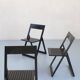 Three Pliaviva folding chairs by Marc Berthier and Alain Chauvel for Magis Italy 1980