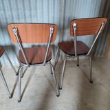 Lot de 4 chaises en formica