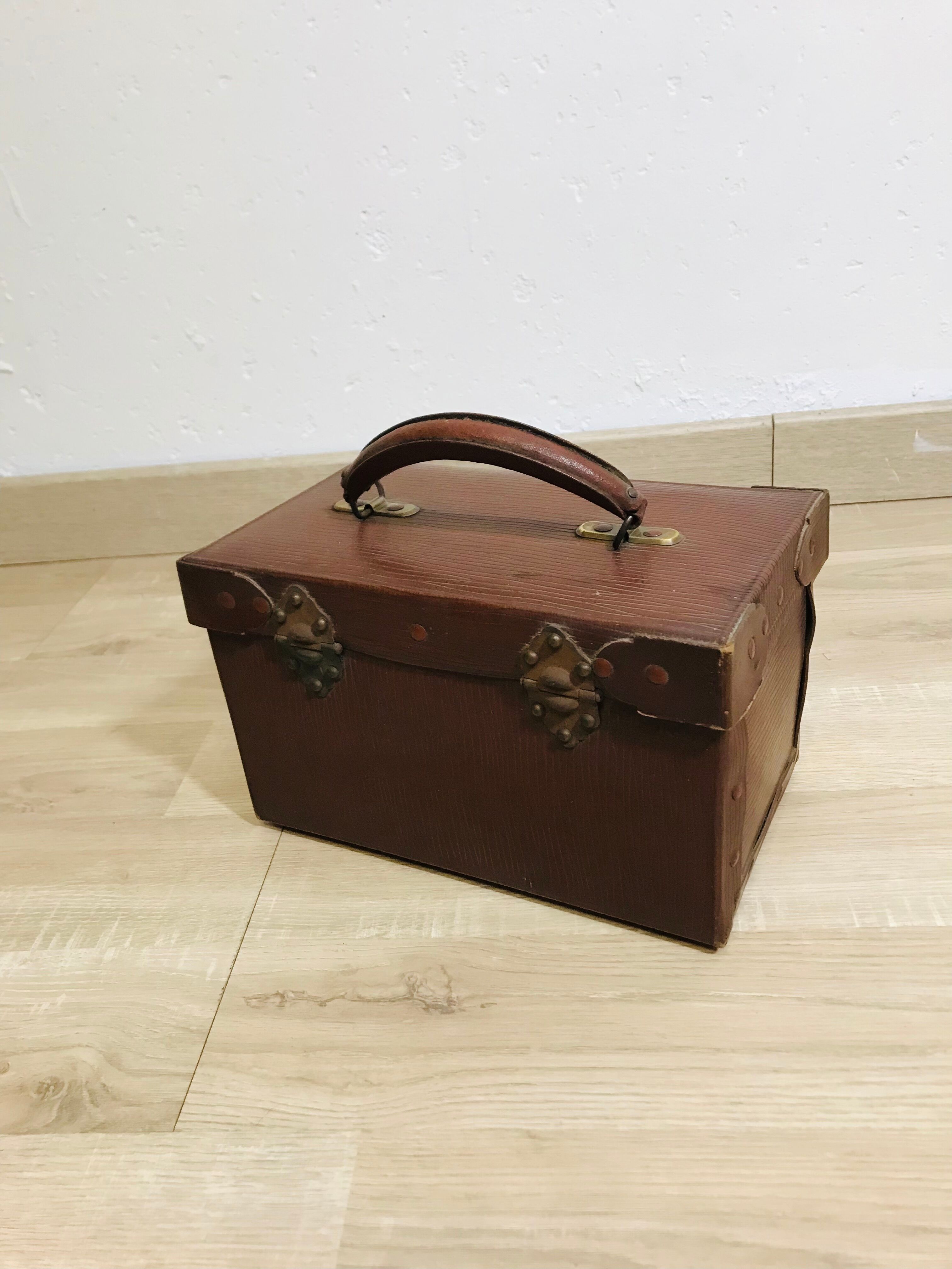 Small boiled cardboard box