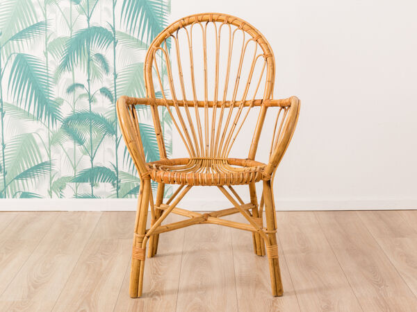 fauteuil en bambou 1960