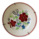Niderviller earthenware old decorative plate numbered vintage