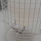 Metal and glass Gino Sarfatti Model 1102 floor lamp for Arteluce