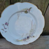 Set of 2 haviland plates for pannier lahoche l'escalier de cristal paris 1860