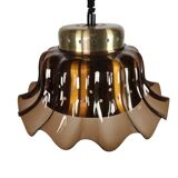 Herda Holland - Design hollandais - Lampe suspendue - Laiton - Acrylique - Années 70