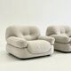 Sapporo armchair by Mario Marenco for Mobil Girgi in cream beige