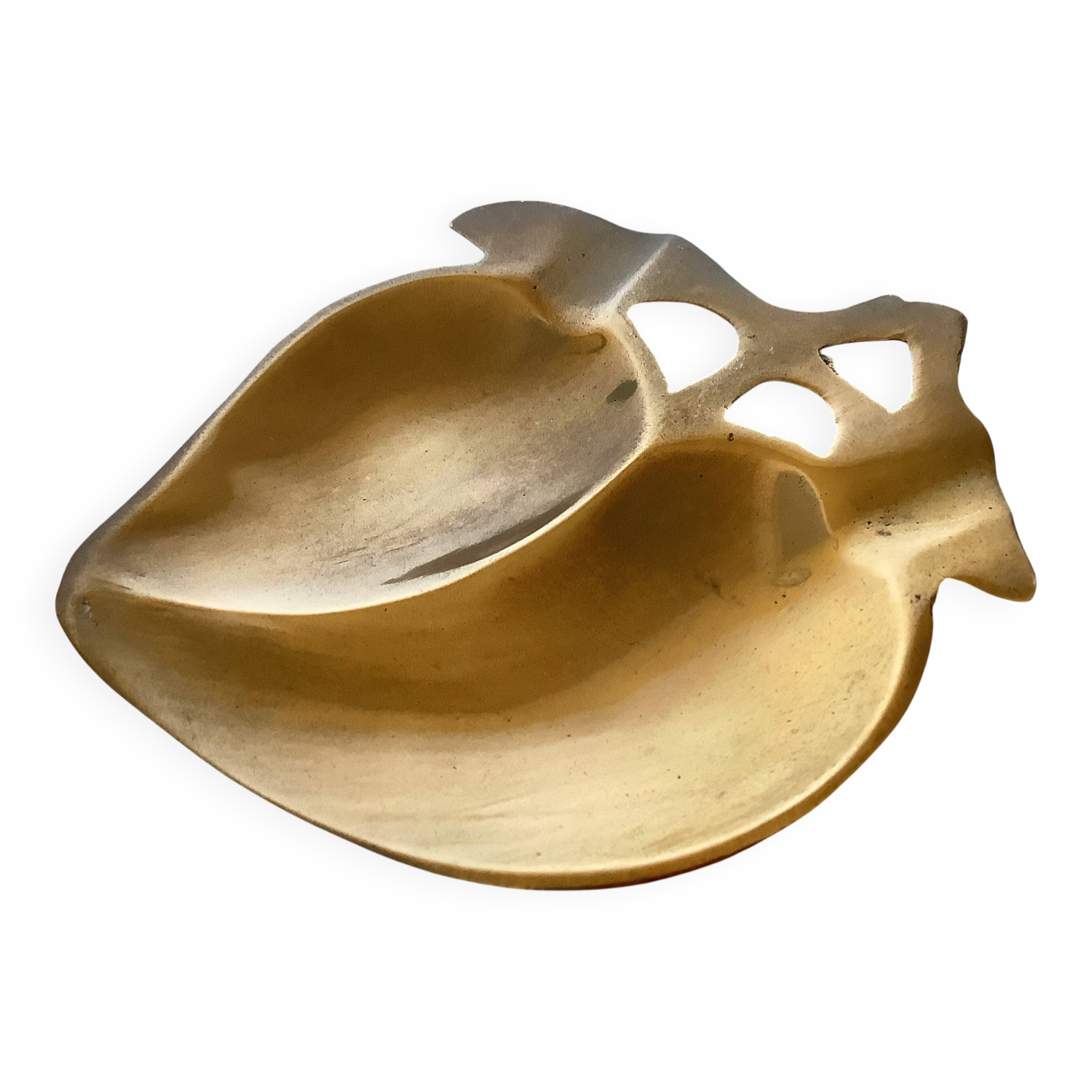 Small brass pocket ring holder