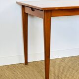 Vintage Scandinavian teak dining table 1960