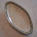 Old ironstone platter from Gien in good condition.