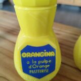 Trio of orangina straw holder