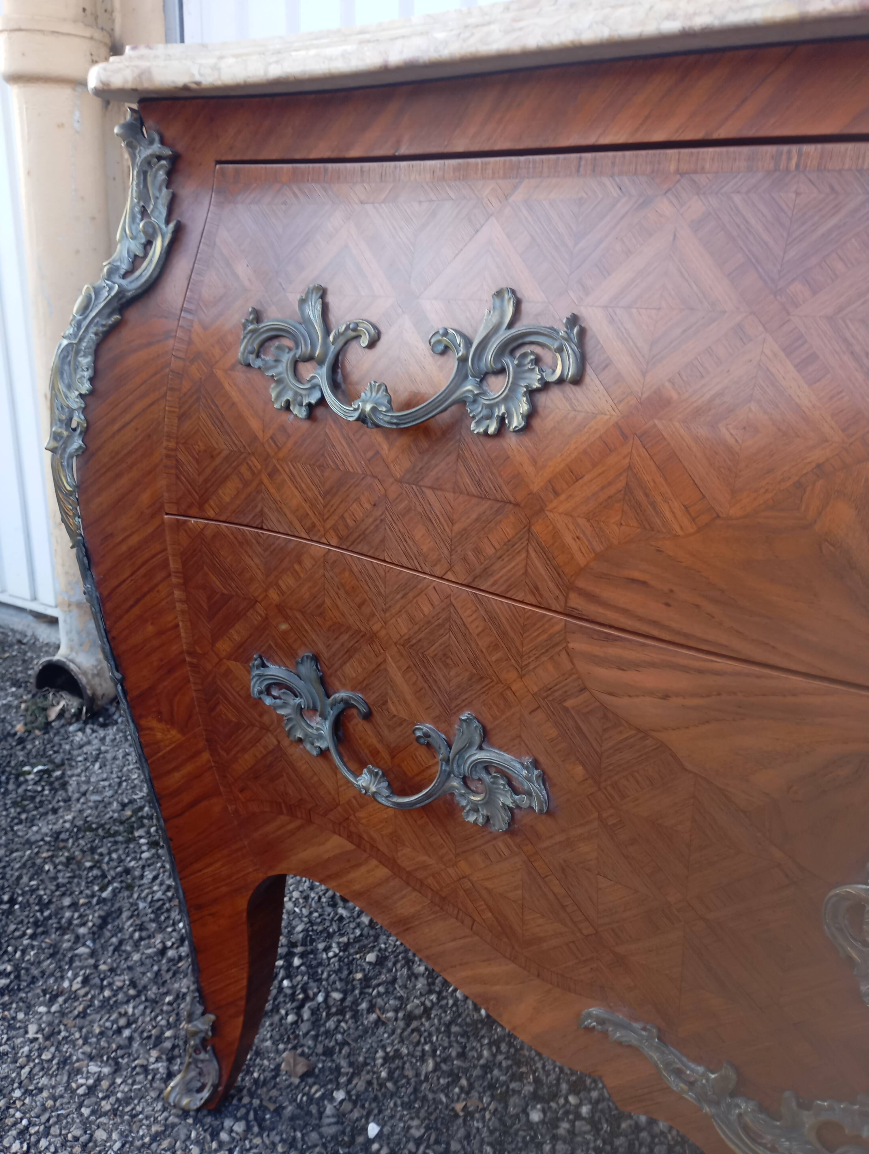 Louis XV marquetry commode