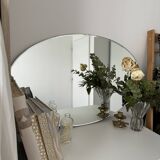 Large vintage beveled mirror