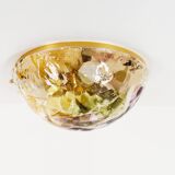 Vintage 1970’s Muranoglass wall flush mount light by La Murrina