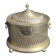 Crafts, Moroccan tea box, biscuits, silver-plated metal, 20th century