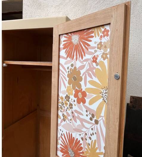 Armoire d’internat vintage restaurée