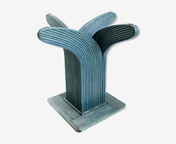 Table de salle à manger en rotin Vivai Del Sud de Maurizio Mariani et Giusto Purini