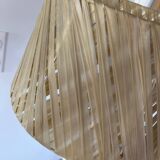 Vintage floor lamp with plastic shade, unique piece