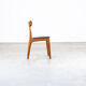 60s Schionning and Elgaard teak dining chair for Randers set/6