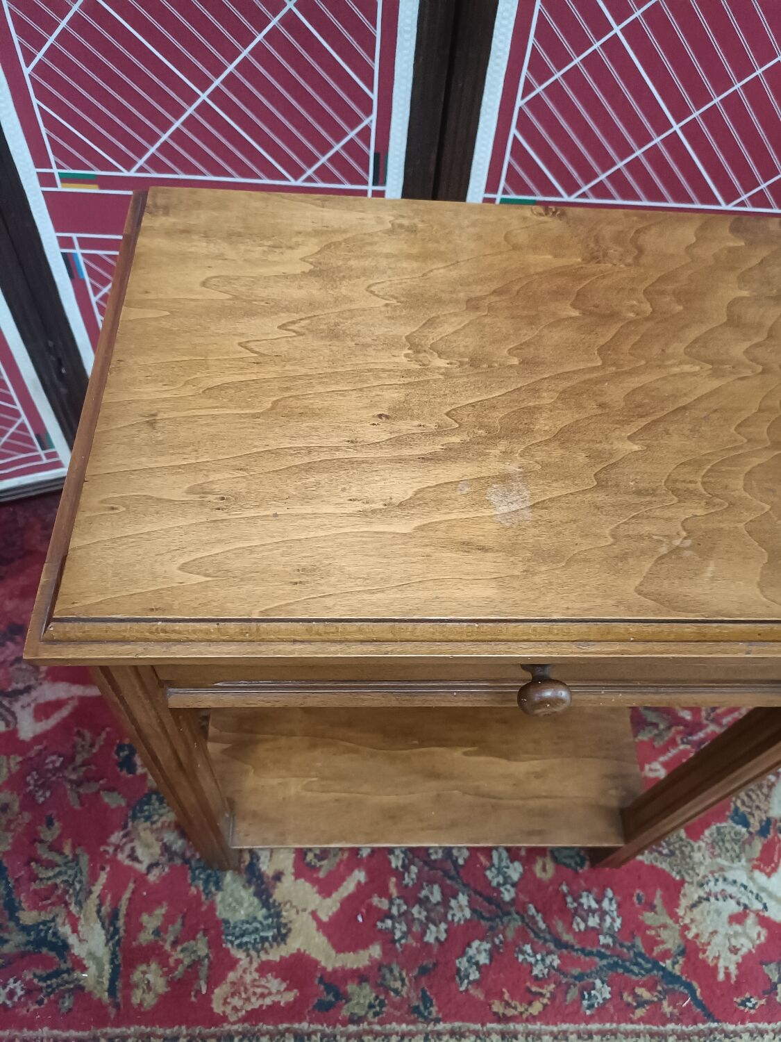 Art-deco bedside table, vintage, made in France