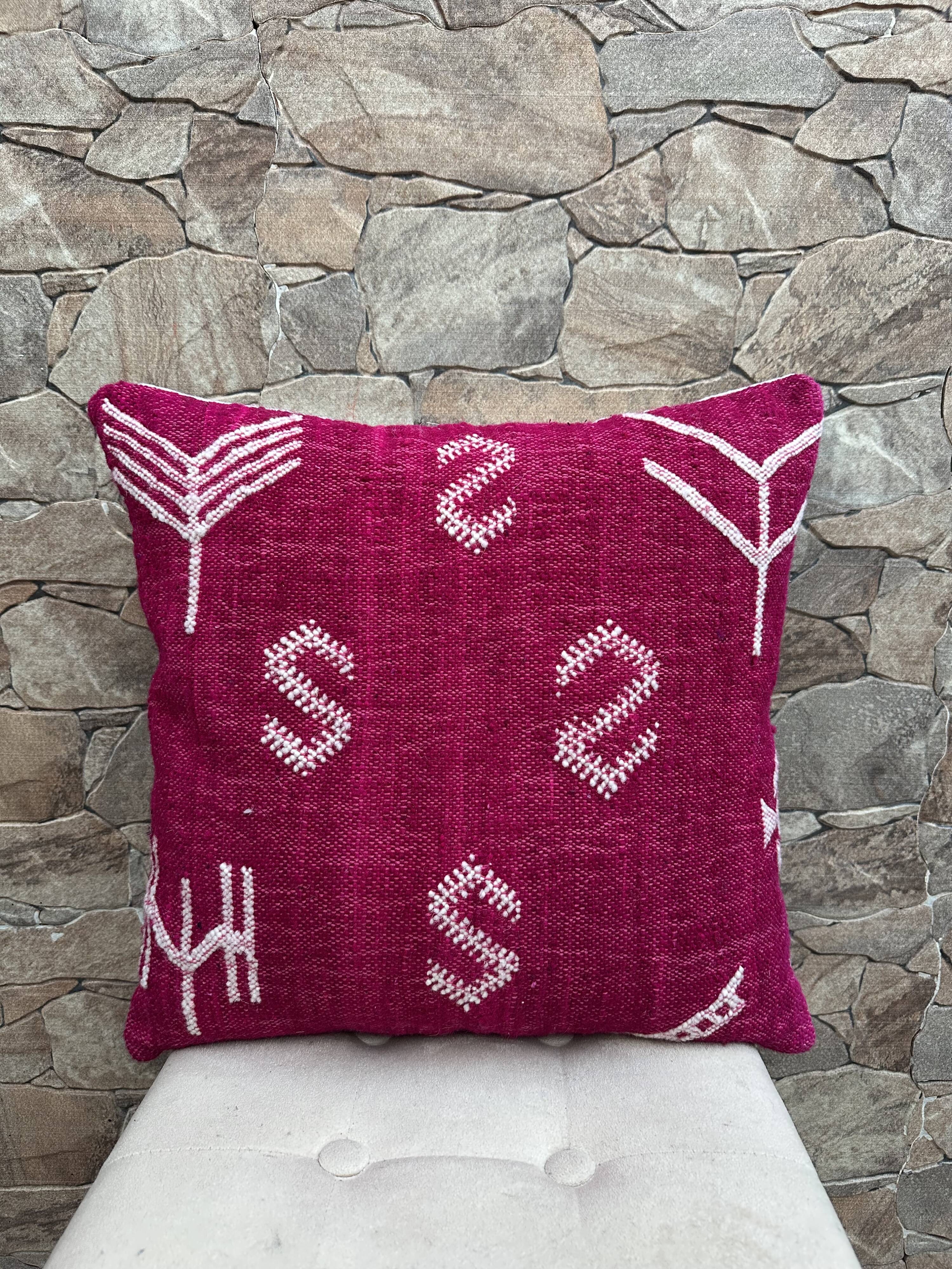 Coussin de sol marocain, coussins décoratifs, ottoman marocain vintage