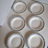 Set of 14 Terre de fer Salins plates, Castellane model