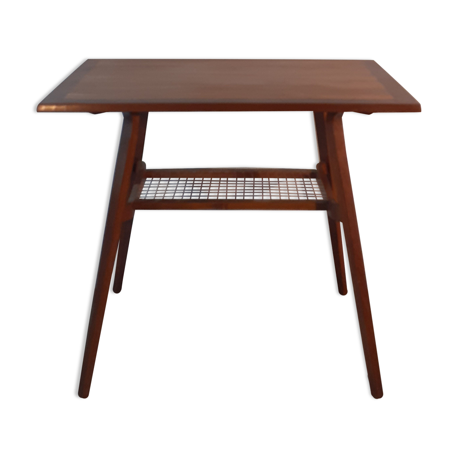 Table d'appoint Drevopodnik Holesov vintage Tchécoslovaque 1960s