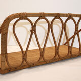 Rattan shelf