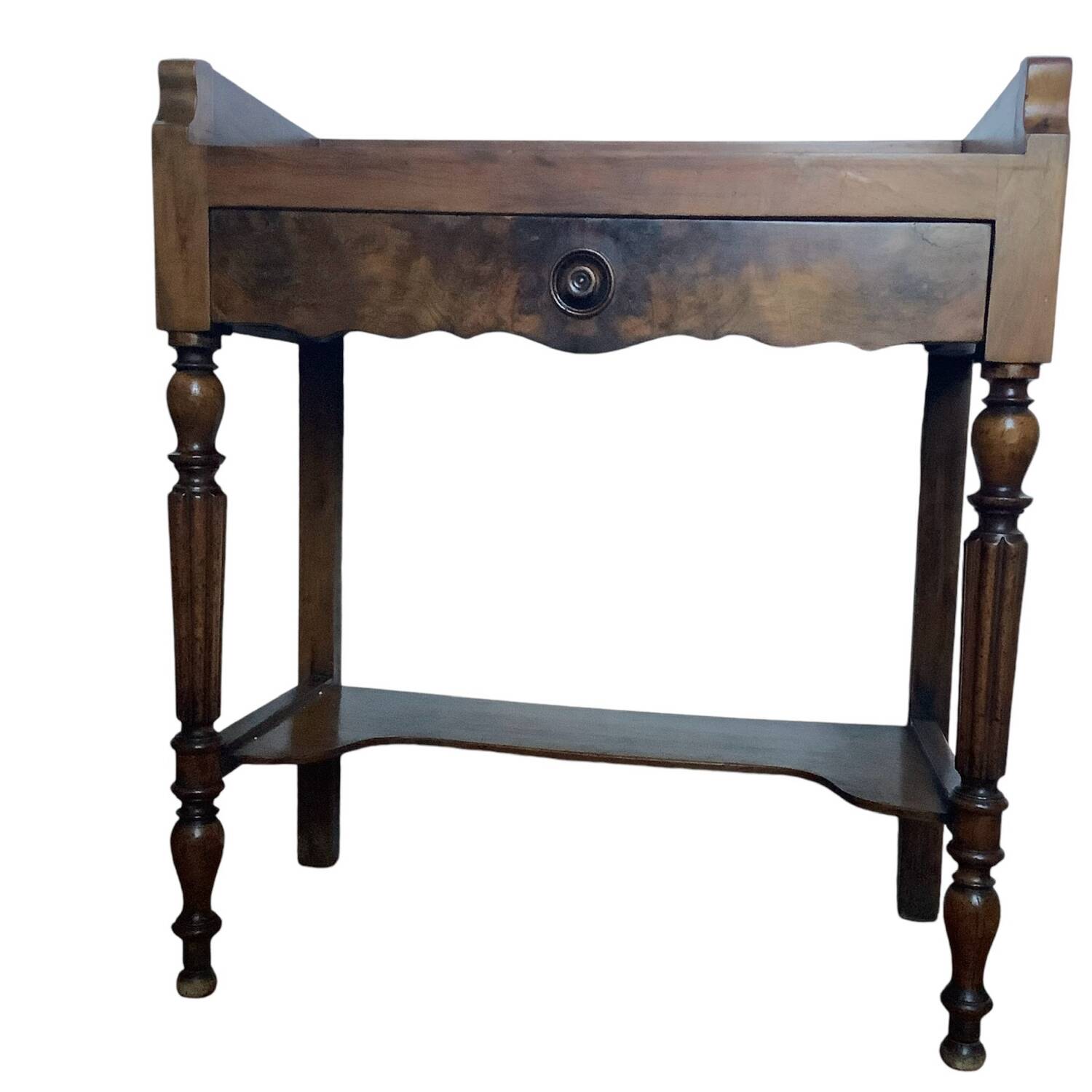 Small vintage dressing table with drawer
