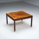 Table basse carrée en palissandre HMB Möbler Rörvik, Suède 1960