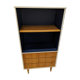 Vintage wooden storage cabinet / chest of drawers spindle feet / bookcase / column