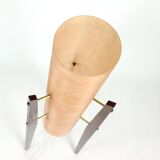 Lampe fusée sur pied de l'ère spatiale en fibre de verre rose, Tchécoslovaquie des années 1960