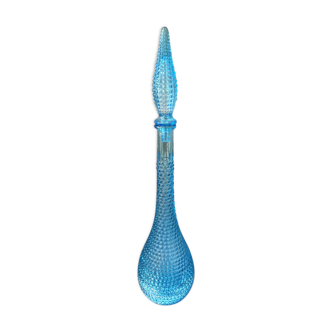 Light blue empoli bottle diamond tip made in italy