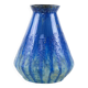 Blue ceramic vase, Danish design, 1960s, made in Denmark