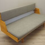 Beech sofa, Danish design, 1960s, designer: Hans. J. Wegner, manufacture: G