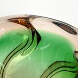 Bohemian Art Glass Bowl/Ashtray by Josef Hospodka, 1960's