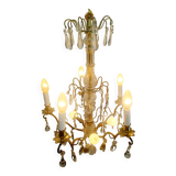 Lustre 5 lumières cristal