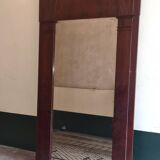 Large Empire period mahogany mirror or trumeau