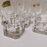 6 verres à digestif en cristal