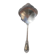 Strawberry spoon or antique Art Nouveau fruit salad in silver metal.