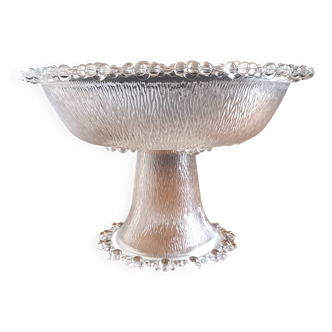 Coupe sur pied en verre Masserini Barocco