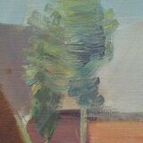 Tage Nilsson ( 1926-1997), Swedish Modern Painting, Oil on Canvas, 1960s, Framed