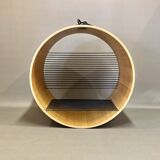 Oak hanging armchair "Design Hanne Kortegaard".