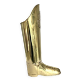 Antique Mécap gilded brass umbrella stand – 2.818 kg – Engraved number 21