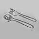 Salad servers