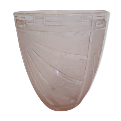 Vase schneider art déco